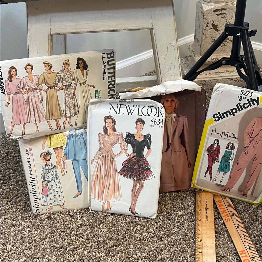 Butterick Classics Pattern with Elegant Dresses
